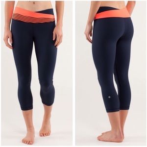 Lululemon Astro Wunder Under crop inkwell